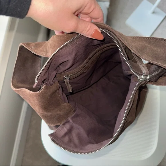 Mango 100% Suede Shopper Bag - Picture 7 of 8